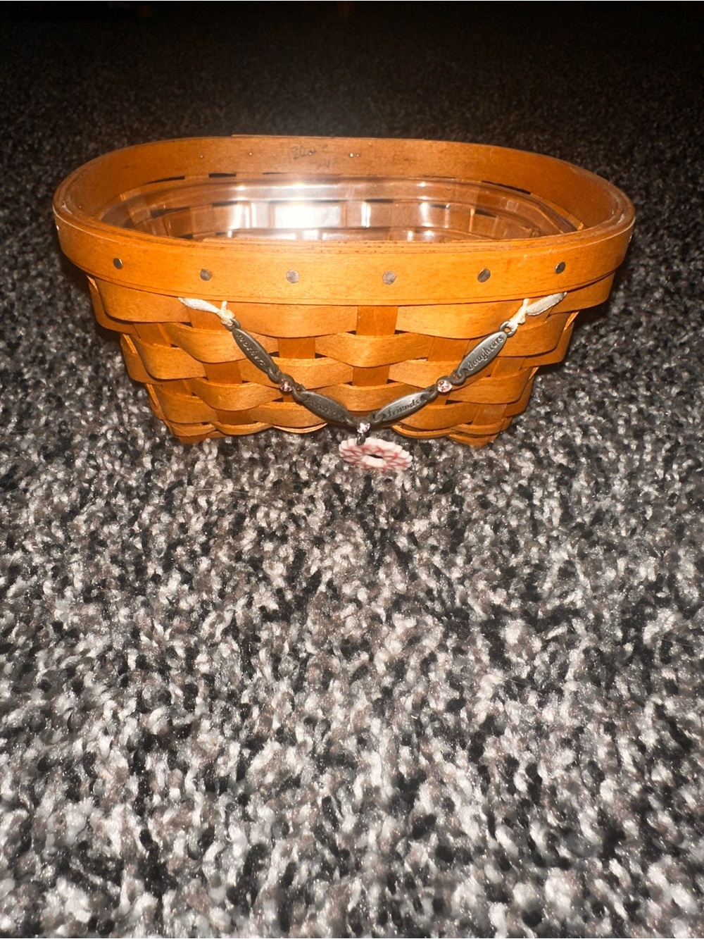 longaberger women themed basket